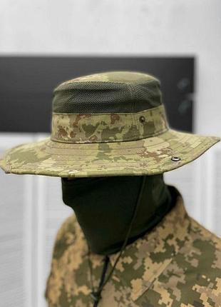 Панама тактическая военная мультикам с сеточкой (арт. 11242)