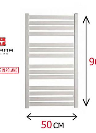 Водяна рушникосушка плоска біла 960х500 terma marta
