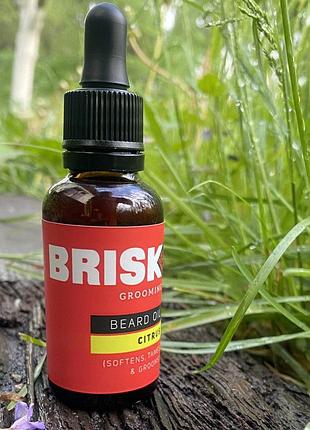 Олія для бороди brisk citrus