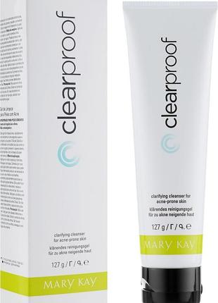 Очищающее средство для жирной, комбинированной или проблемной кожи clear proof mary kay 127 г
