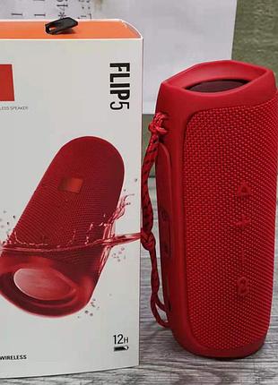 Портативная колонка portable bluetooth flip5 красный