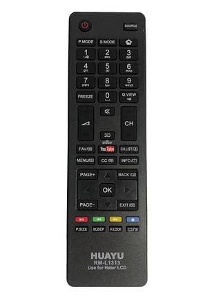 Пульт универсальный haier rm-l1313 для телевизора kivi 3463 (24hk10g) \ haier htr-a18e