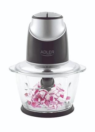 Измельчитель чоппер со стеклянной чашей adler ad 4082