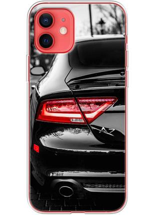 Чехол силиконовый с картинкой на iphone 12 mini (машина, audi a7)