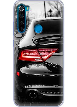 Чохол силіконовий з картинкою на xiaomi redmi note 8t (машина, audi a7)