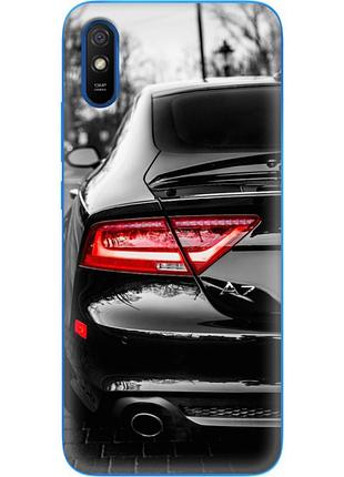 Чохол силіконовий з картинкою на xiaomi redmi 9a (машина, audi a7)