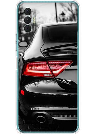Чехол силиконовый с картинкой на tecno spark 8p (машина, audi a7)