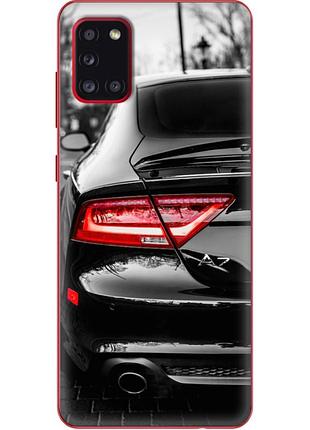 Чехол силиконовый с картинкой на samsung galaxy a31 (a315) (машина, audi a7)