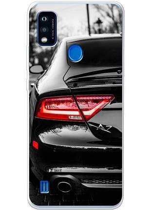 Чехол силиконовый с картинкой на zte blade a51 (машина, audi a7)