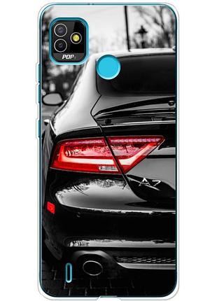 Чохол силіконовий з картинкою на tecno pop 5 (машина, audi a7)