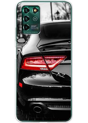 Чохол силіконовий з картинкою на zte blade v30 vita (машина, audi a7)