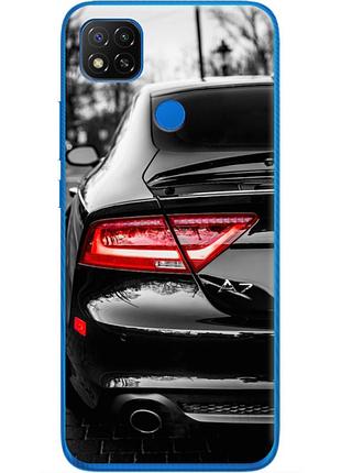 Чохол силіконовий з картинкою на xiaomi redmi 9c (машина, audi a7)