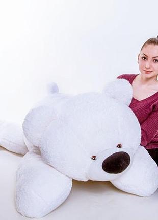 М'яка іграшка — ведмідь умка лежачий білий 100
