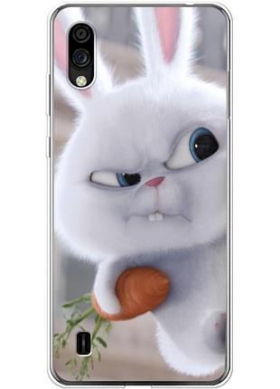 Чехол силиконовый с картинкой на zte blade a5 2020 (кролик снежок)