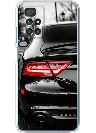 Чохол силіконовий з картинкою на xiaomi redmi 10 (машина, audi a7)