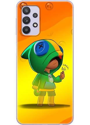 Чехол силиконовый с картинкой на samsung galaxy a32 4g (a325) (бравл старс, brawl stars)