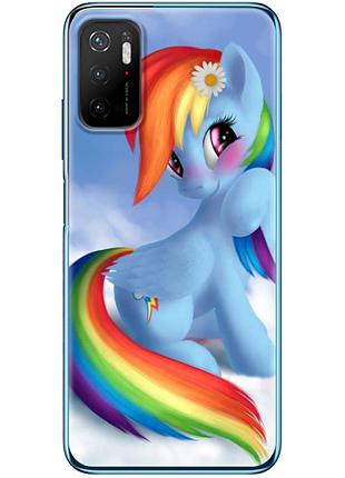 Чехол силиконовый с картинкой на xiaomi poco m3 pro (литл пони, my little pony)