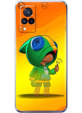 Чохол силіконовий з картинкою на vivo v21 (бравл старс, brawl stars)