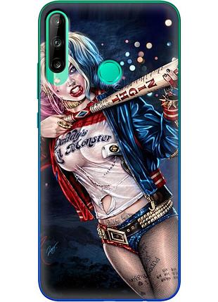 Чехол силиконовый с картинкой на huawei p40 lite e (харли квинн, harley quinn)
