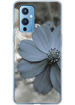 Чехол силиконовый с картинкой на oneplus 9 (цветок гербера)