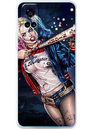 Чохол силіконовий з картинкою на vivo y53s (харли квинн, harley quinn)
