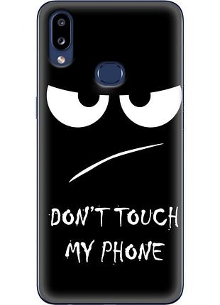 Чехол силиконовый с картинкой на samsung galaxy a10s (a107) (не трогай мой телефон)