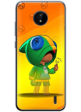 Чохол силіконовий з картинкою на nokia c20 (бравл старс, brawl stars)