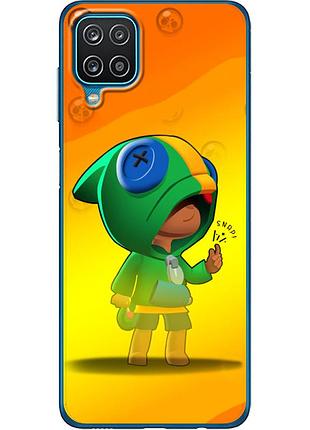 Чехол силиконовый с картинкой на samsung galaxy a12 (a125) (бравл старс, brawl stars)
