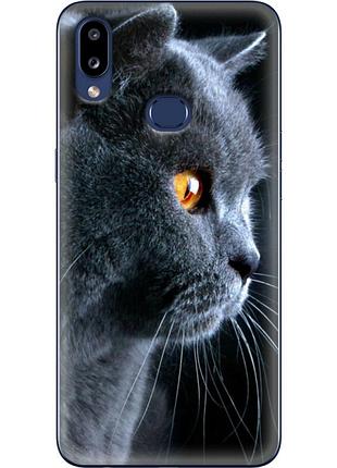 Чехол силиконовый с картинкой на samsung galaxy a10s (a107) (британский кот)
