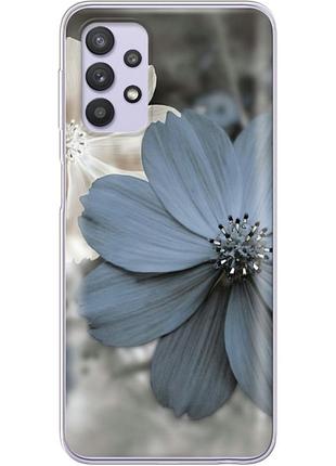 Чехол силиконовый с картинкой на samsung galaxy a52 (a525) (цветок гербера)