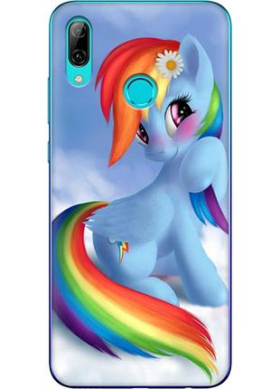 Чехол силиконовый с картинкой на huawei p smart 2019 (литл пони, my little pony)