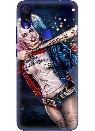Чохол силіконовий з картинкою на xiaomi redmi note 7 (харли квинн, harley quinn)