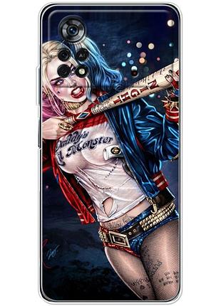 Чохол силіконовий з картинкою на xiaomi poco x4 pro 5g (харли квинн, harley quinn)