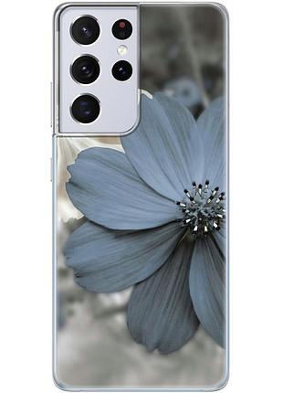 Чохол силіконовий з картинкою на samsung galaxy s21 ultra (g998) (квітка гербера)
