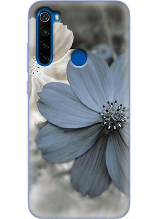 Чехол силиконовый с картинкой на xiaomi redmi note 8t (цветок гербера)