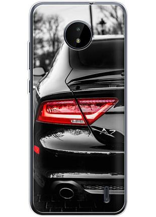 Чехол силиконовый с картинкой на nokia c10 (машина, audi a7)