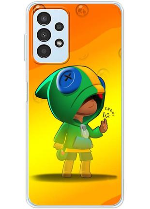 Чехол силиконовый с картинкой на samsung galaxy a32 5g (a326) (бравл старс, brawl stars)