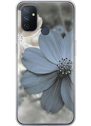 Чехол силиконовый с картинкой на oneplus nord n100 (цветок гербера)