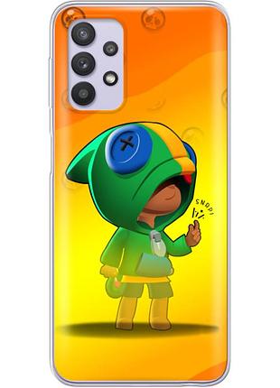 Чехол силиконовый с картинкой на samsung galaxy a52 (a525) (бравл старс, brawl stars)