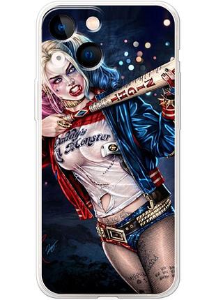 Чехол силиконовый с картинкой на iphone 13 mini (харли квинн, harley quinn)