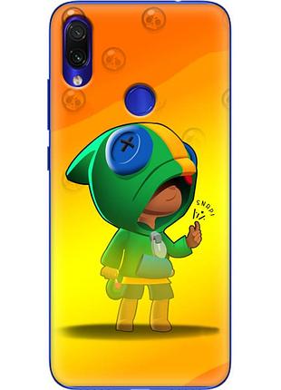 Чохол силіконовий з картинкою на xiaomi redmi note 7 (бравл старс, brawl stars)