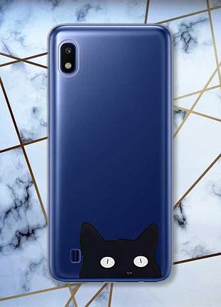 Чехол на samsung galaxy a10 (2019) a105 :: кошечка (принт 119)