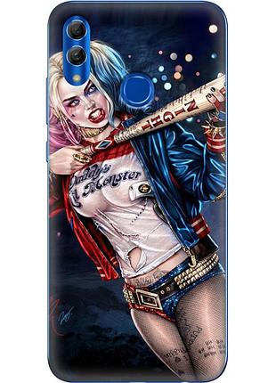 Чехол силиконовый с картинкой на huawei honor 10 lite (харли квинн, harley quinn)