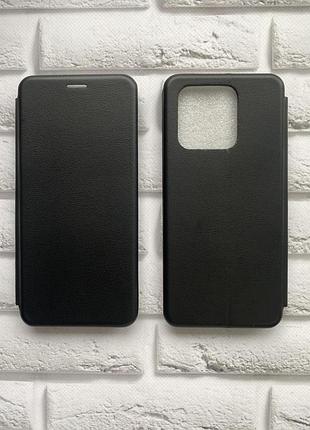 Чехол-книжка на xiaomi redmi 10с черный
