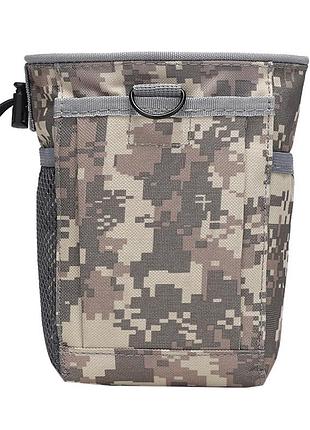 Сумка тактическая на пояс aokali outdoor b22 camouflage acu водостойкая военная с сеткой для воды 5шт