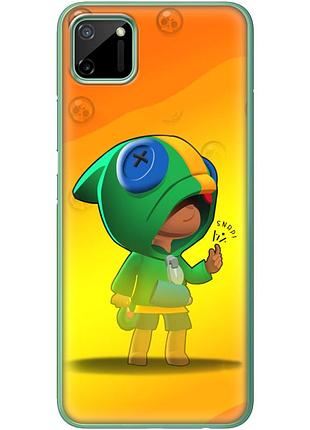 Чехол силиконовый с картинкой на realme c11 (бравл старс, brawl stars)