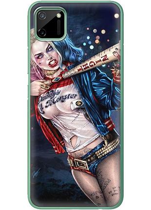 Чехол силиконовый с картинкой на realme c11 (харли квинн, harley quinn)