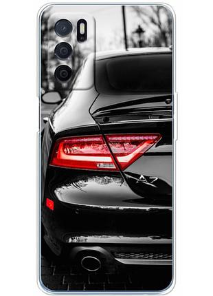 Чохол силіконовий з картинкою на oppo a16s (машина, audi a7)