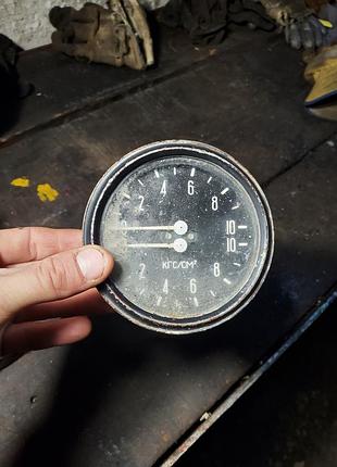 Манометр тиску повітря показник датчик тиску автомобіля мд-216 зіл камаз маз урал криз срср