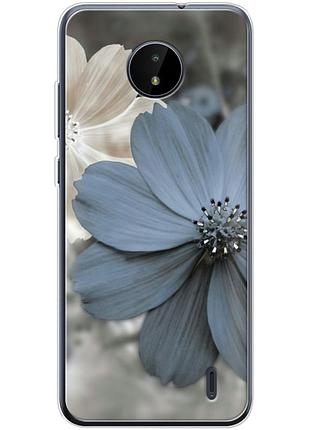 Чохол силіконовий з картинкою на nokia c20 (квітка гербера)